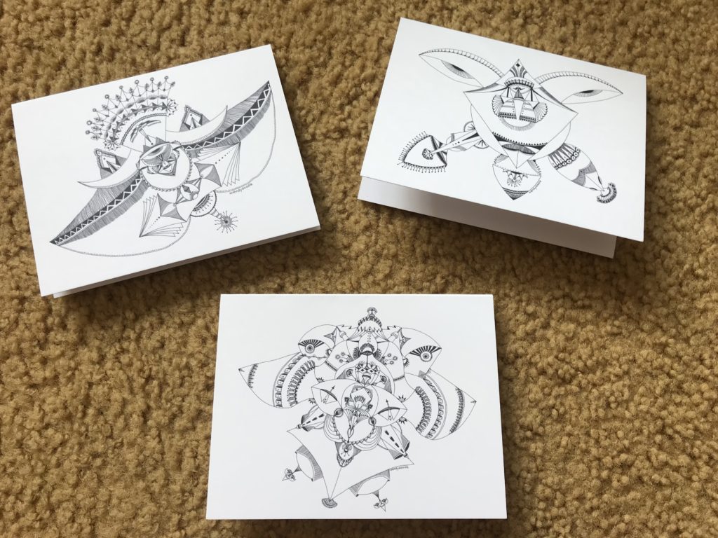 Wendydoodle note cards